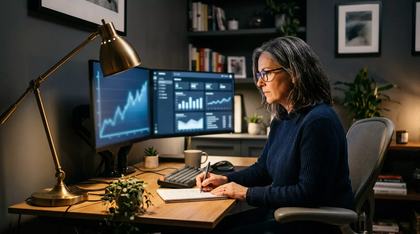 Analista revisando cuotas y probabilidades en apuestas de MMA